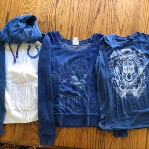 Indianapolis Colts - shirt bundle - size S